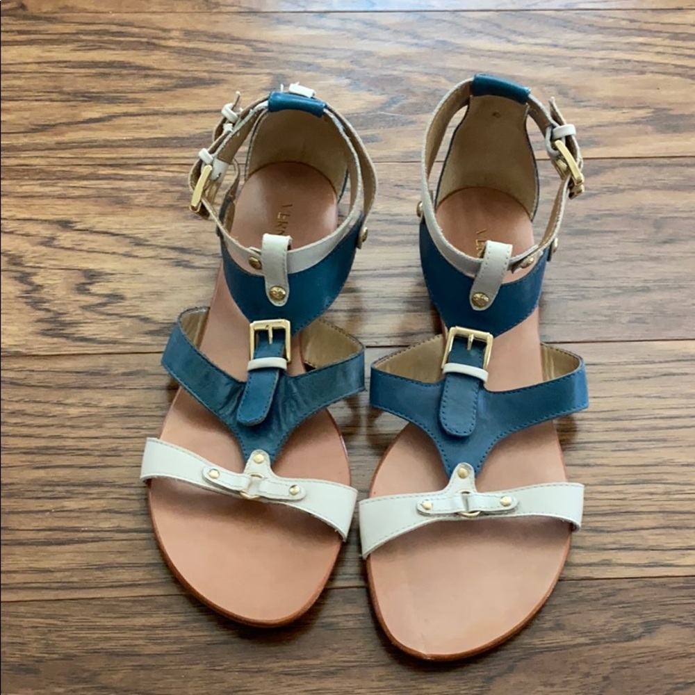 EUC Leather Gladiator Sandals sz 9/ 9.5